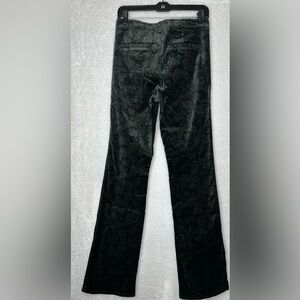 PAIGE Dark Gray Patterned Pants